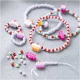 Mini Kreativ Set Schmuck, Elastisches Armband und Ring, 1Pck/ 1 Pck