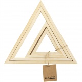 Rahmen, Dreieck, Größe 9x12+18x21 cm, 1x2Stk/ 1 Pck