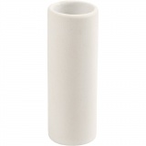 Vase, H 11 cm, D 4 cm, Weiß, 1 Stk
