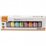 VIGA Holz-Macarons, 4,5 cm, 8Stk/ 1 Pck