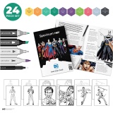 Kreativ Set Illustration, Helden & Bösewichte: Joker, Sortierte Farben, 1 Pck