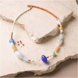 Mini Kreativ Set Schmuck, Markante Halskette, Sort. Farben, 1Pck/ 1 Pck