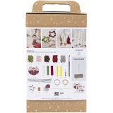 Kreativ Set Tischdeko, Engel, Weihnachtsbäume, Sterne, Sortierte Farben, 1Pck/ 1 Pck