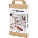 Kreativ Set Tischdeko, Engel, Weihnachtsbäume, Sterne, Sortierte Farben, 1Pck/ 1 Pck