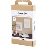 Kreativ Set Papierkunst, Papier zum Aufhängen, Creme, 1Pck/ 1 Pck