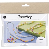 Mini Kreativ Set Schmuck, Halskette und Armband, Sortierte Farben, 1 Pck