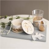 Kreativ Set Harzgießen, Vorratsglas mit Deckel, Beige, Creme, 1Pck/ 1 Pck