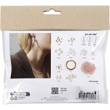 Mini Kreativ Set Schmuck, Halsketten und Ohrringe, Glänzend, 1Pck/ 1 Pck