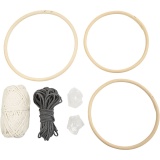 Kreativ Set Macramé, Mobile, Grau, Creme, 1 Pck