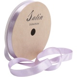 Satinband, 10 mm, Helllila, 10m/ 1 Rolle