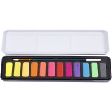 Wasserfarben-Set, Pastellfarben, 12Farbe/ 1 Pck