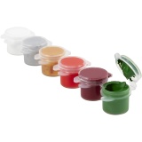 Hobbyfarbe Plus Color, Weihnachtsfarben, 6x5ml/ 1 Pck