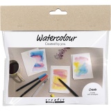 Mini Kreativ Set Aquarell, Karten und Kuverts, 1 Pck