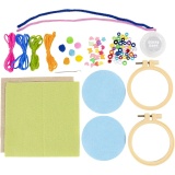 Mini Kreativ Set Sticken, Fantasie, 1 Pck