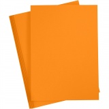 Karton, farbig, A4, 210x297 mm, 180 g, Orange, 1x20Bl./ 1 Pck