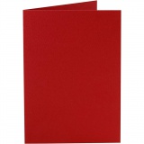 Karten, Kartengröße 10,5x15 cm, 220 g, Rot, 1x10Stk/ 1 Pck