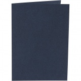Karten, Kartengröße 10,5x15 cm, 220 g, Blau, 1x10Stk/ 1 Pck
