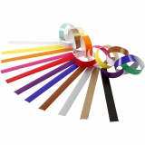 Papierketten, L 16 cm, B 15 mm, Sortierte Farben, 400 Stk/ 1 Pck