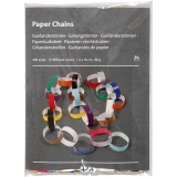 Papierketten, 16 cm, 15 mm, Sortierte Farben, 400Stk/ 1 Pck