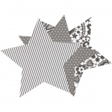 3D-Sterne, D 15 cm, 300 g, 3 Stk/ 1 Pck