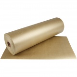 Geschenkpapier , B 50 cm, 60 g, Gold, 1x100m/ 1 Rolle