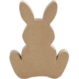 Osterhase, H 18 cm, T 2,5 cm, 1Stk/ 1 Stk