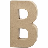 Buchstaben, B, H 20,5 cm, B 11,5 cm, Dicke 2,5 cm, 1 Stk