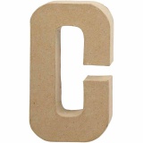 Buchstaben, C, H 20,5 cm, B 11,5 cm, Dicke 2,5 cm, 1 Stk