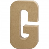 Buchstaben, G, H 20,5 cm, B 11,5 cm, Dicke 2,5 cm, 1 Stk
