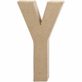 Buchstaben, Y, H 20 cm, B 11,5 cm, Dicke 2,5 cm, 1 Stk