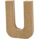 Buchstaben, U, H 10 cm, B 8 cm, Dicke 1,7 cm, 1 Stk