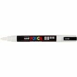 Posca Marker , 0,9-1,3 mm, fine, Weiß, 1 Stk