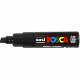 Posca Marker , 8 mm, broad, Schwarz, 1 Stk