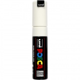 Posca Marker , 8 mm, broad, Weiß, 1 Stk