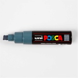 Posca Marker , 8 mm, broad, Schiefergrau, 1 Stk