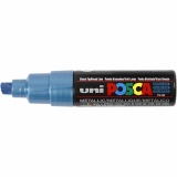 Posca Marker , 8 mm, broad, Metallic-Blau, 1 Stk