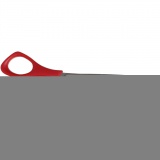 Schulschere, L 16 cm, Spitz, für Linkshänder , Rot, 1Stk/ 1 Stk