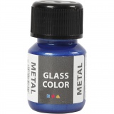 Glass Color Metal, Blau, 1x30ml/ 1 Fl.