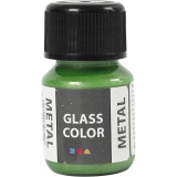 Glass Color Metal, Grün, 1x30ml/ 1 Fl.