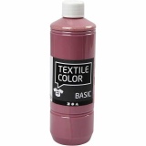 Textilfarbe, Dunkelrosa, 1x500ml/ 1 Fl.