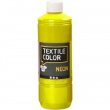 Textilfarbe, Neongelb, 1x500ml/ 1 Fl.
