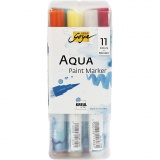 SOLO GOYA Aqua Paint Marker-Sets, Sortierte Farben, 12Stk/ 1 Pck