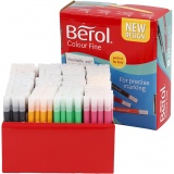 Berol Colourfine, Strichstärke 0,3-0,7 mm, Sortierte Farben, 288 Stk/ 288 Pck