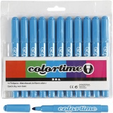 Colortime Marker, Strichstärke 5 mm, Hellblau, 1x12Stk/ 1 Pck