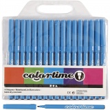 Colortime Marker, Strichstärke 2 mm, Hellblau, 1x18Stk/ 1 Pck