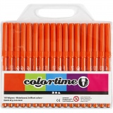 Colortime Marker, Strichstärke 2 mm, Orange, 1x18Stk/ 1 Pck