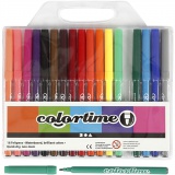 Colortime Marker, Strichstärke 2 mm, Sortierte Farben, 1x18Stk/ 1 Pck