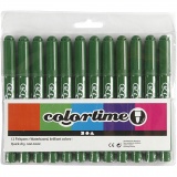 Colortime Marker, Strichstärke 5 mm, Tannengrün, 1x12Stk/ 1 Pck