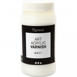 Art Acrylic Varnish, Matt transparent, Weiß, 1x500ml/ 1 Dose
