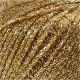 Lurexgarn, L 160 m, Gold, 25g/ 1 Knäuel